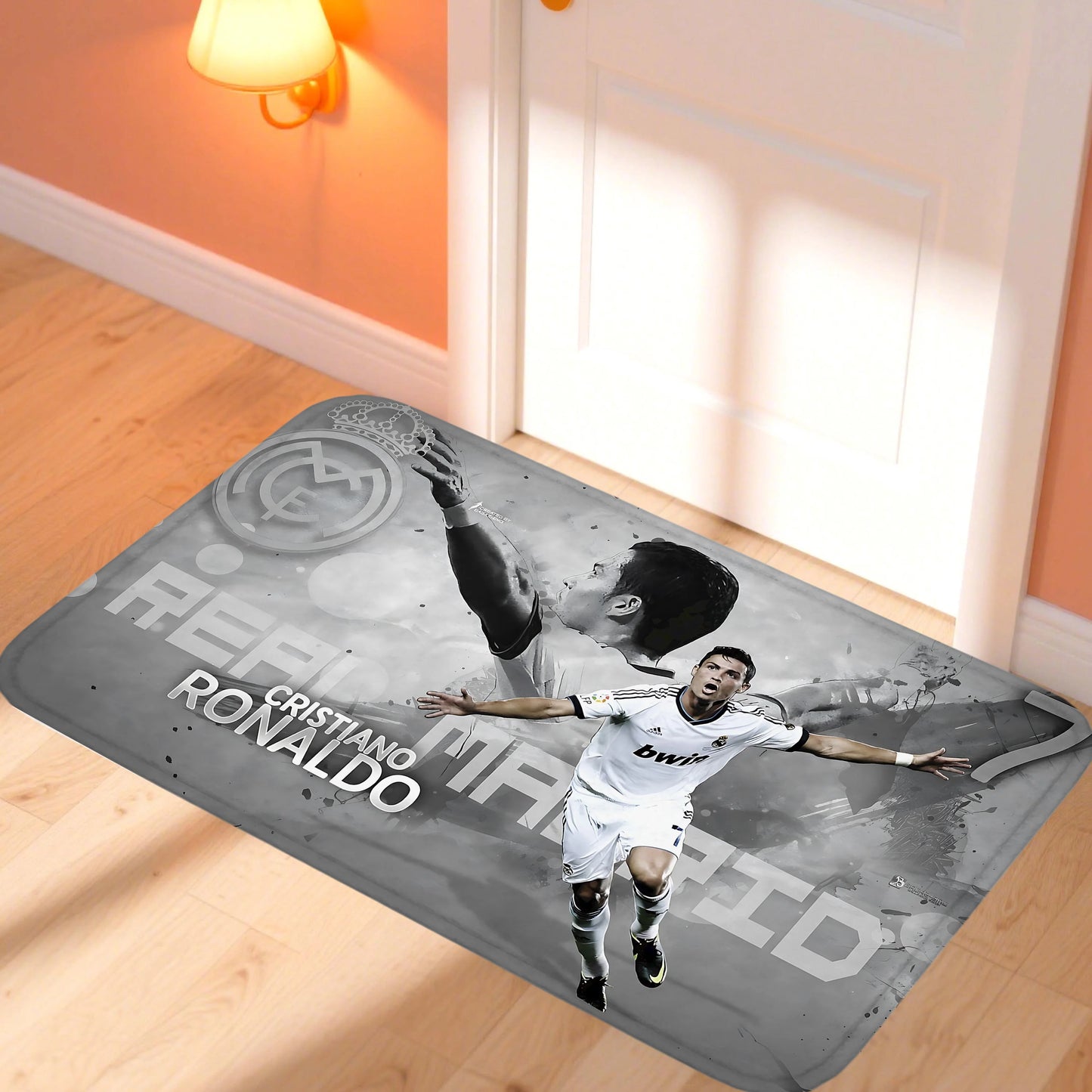 C-CristianoS R-Ronaldo CR7 Doormat Kitchen Rugs for Bedroom Front Door Mat Non-slip Pad Room Decoration Motorcycle Carpet Home