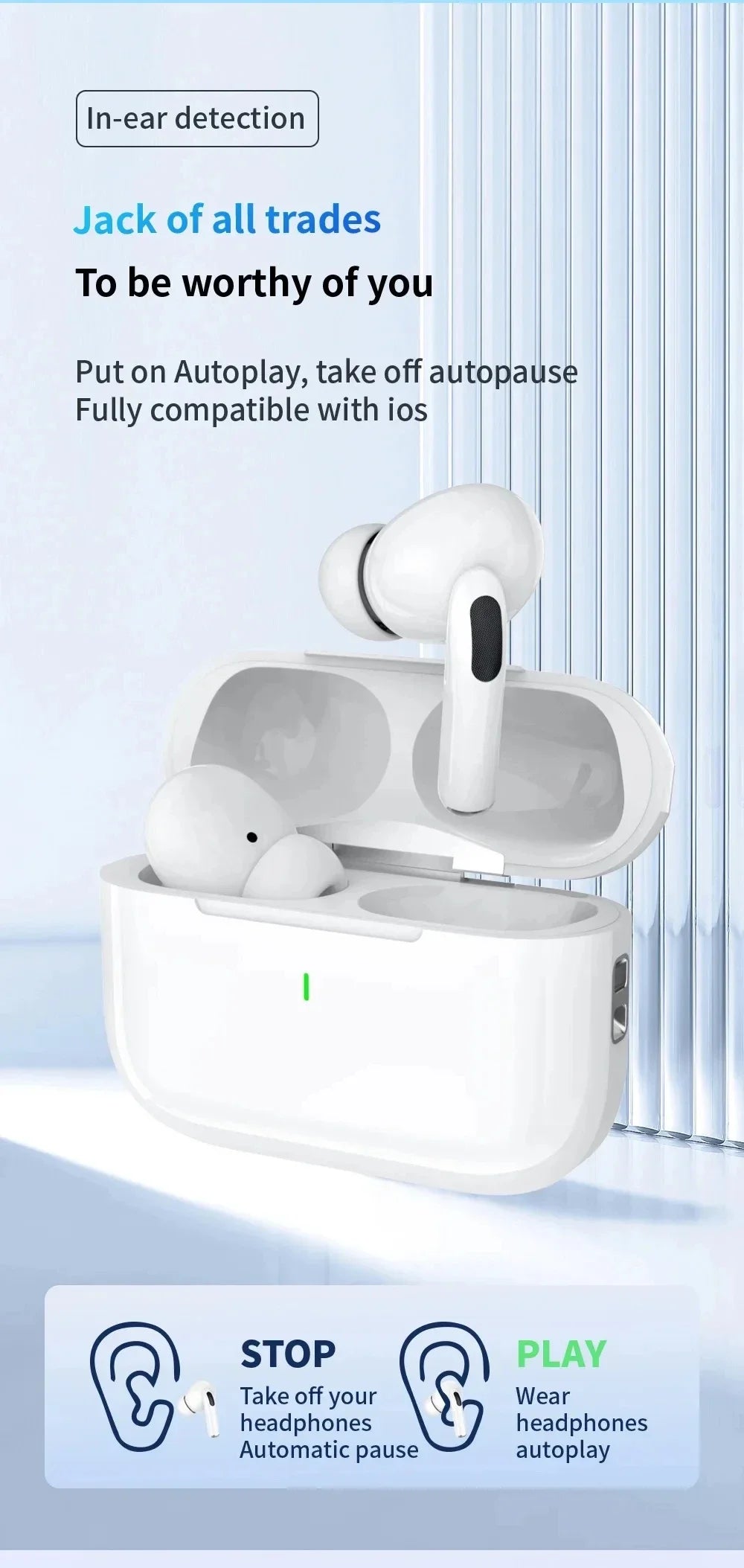 For Air pro5  Earphones TWS MaxWireless Bluetooth In Ear Earbuds Sport Noise Cancelling Headset For iPhone Xiaomi Huawei