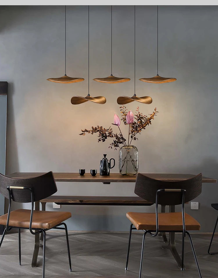 Designer Log Craft LED Ceiling Chandelier Living Room Tearoom Kitchen Table Lamps Bedroom Home Decoration Lighting Stair Lights