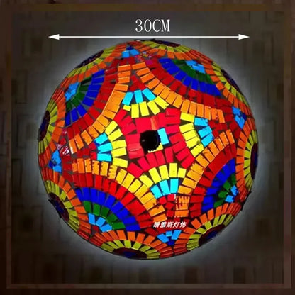 Stained Glass Ceiling Lamps Led Lights for Living Room Bedroom Chandelier Kitchen Lighting Fixture Tiffany Home Luminaria Decor