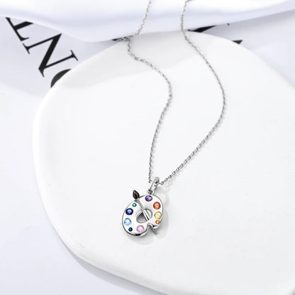 925 Sterling Silver Luminous Firefly Heart Shaped Zircon Pendant Necklace For Women Fashion Anniversary Birthday Jewelry Gifts