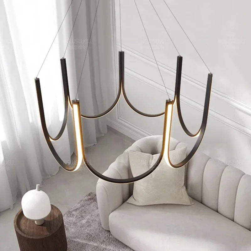 Modern Home Decor Led Lights Pendant Light Lamps for Living Room Led Chandeliers for Dining Room Hanging Light Indoor Lighting