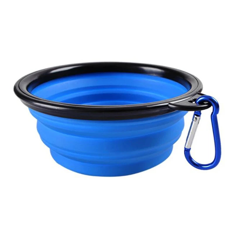 Durable TPR Portable Pet Food Bowl for Cats And Dogs Silicone Collapsible Travel Outdoor Water Food Bowl for Pets