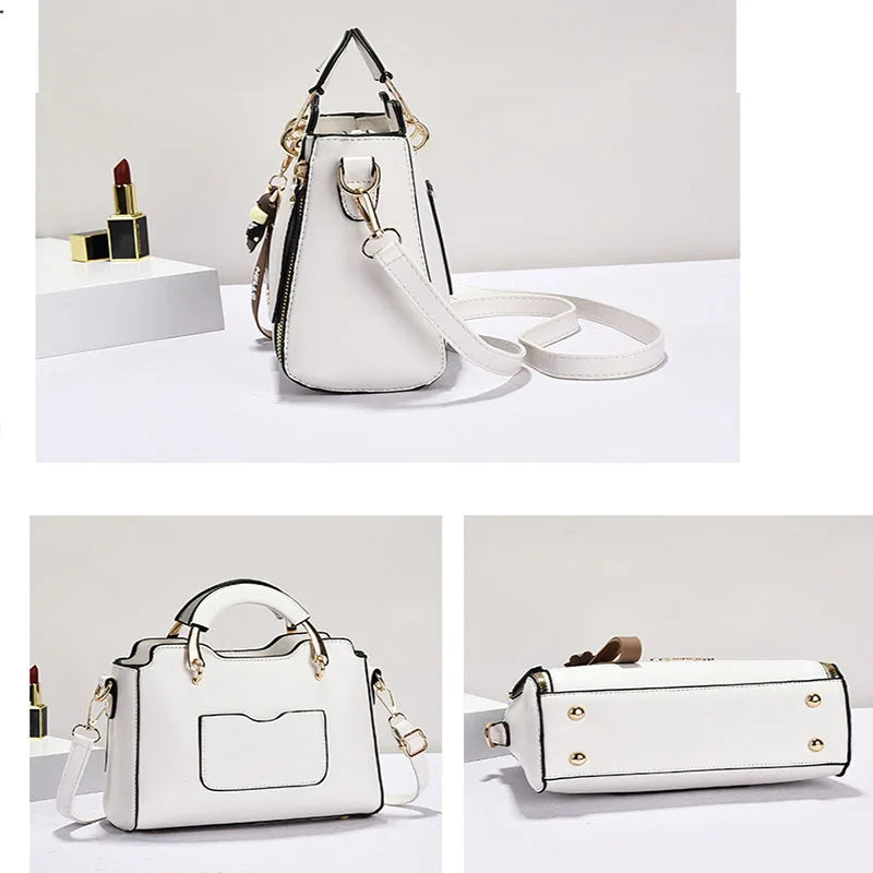 New women bag Fashion Shoulder bags handbag  for women 2025  Handbags leather Printed monogram single shoulder straddle bag