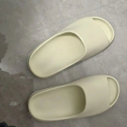 MENG PAI Thick Soled Eva Fashion Slides Soft Summer Slippers Comfortable Beach Sandals Casual Home Shoes For Men And Women