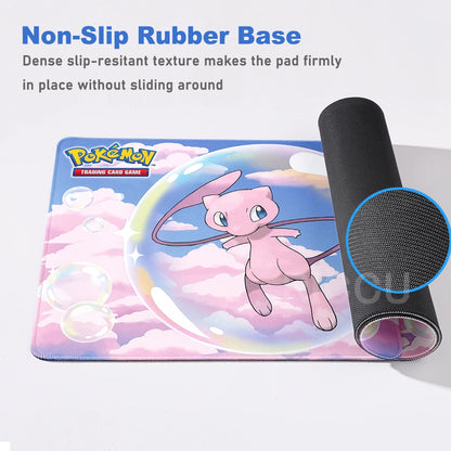 Gaming Mouse Pad Large Rubber Keyboard Desk Mat Anti-slip Gamer Playmat Laptop PC Accessories Carpet Mewtwo P-Pokemon Mousepad