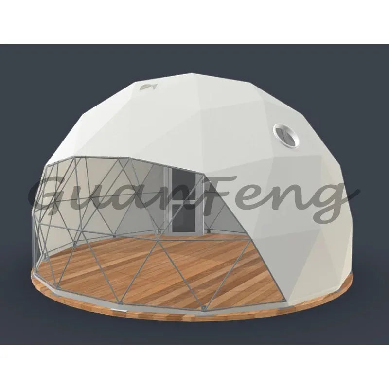 XZ OEM ODM Glamping Dome 4m 5m 6m 7m 8m Lowest Price Geodesic Dome House Tent for Sale