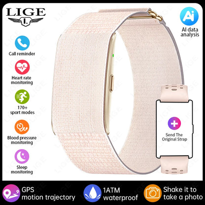 2026 No Screen Smart Watch for Men Women Fitness Tracker Heart Rate Blood Pressure Monitor HRV Sleep Sport Health Smart Bracelet