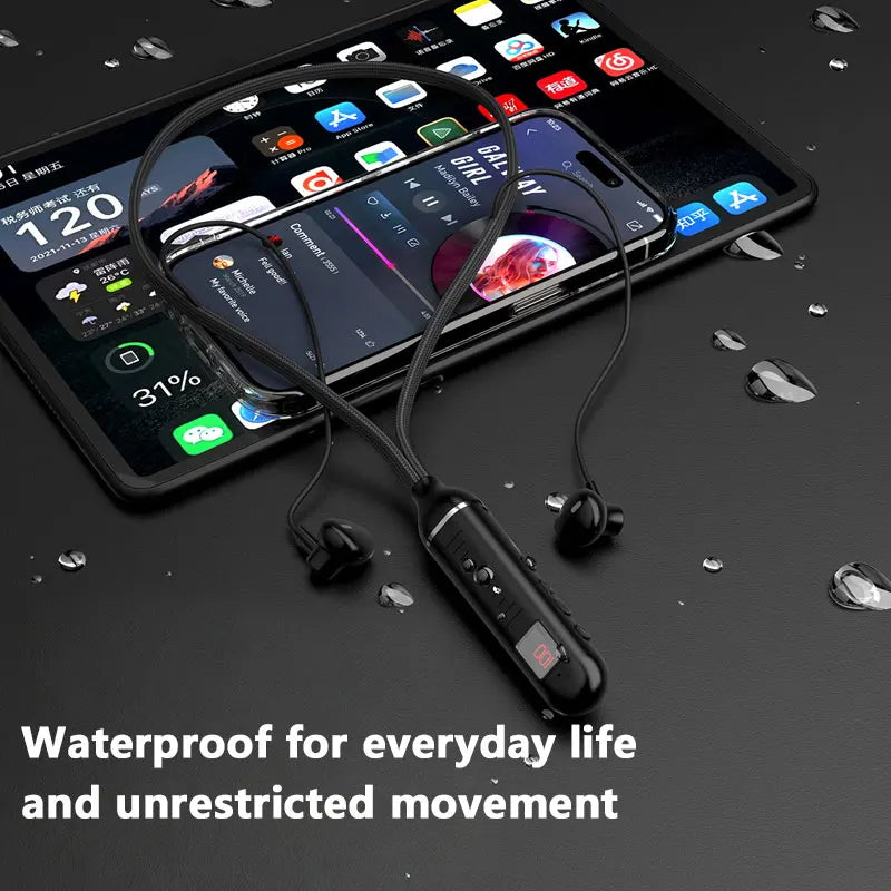 Neck-mounted Bluetooth Headphones Bluetooth 5.4 Low-latency For Gaming And Music Dual-mode Card Slot TF Card Headphones NEW