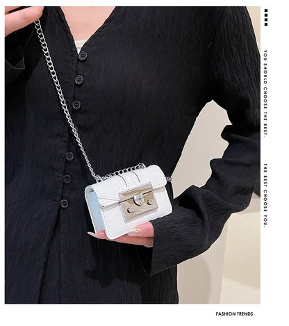 Chain Female Bag Mini Summer Crossbody Bags for Women Fashion Luxury Designer Handbag Women's 2025 Trend Woman Shoulder Purse