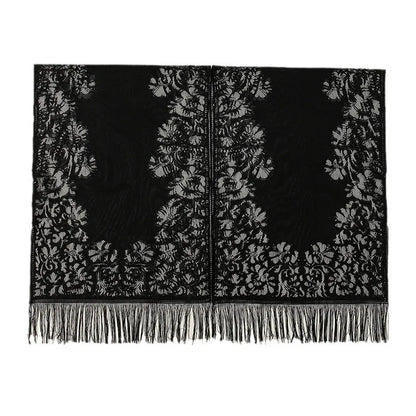 New Leakage Cardigan Shawl Lace Tassel Women's Fashion Versatile High-End Solid Color Hollow Tourism Vacation Beach Cape Sunscre
