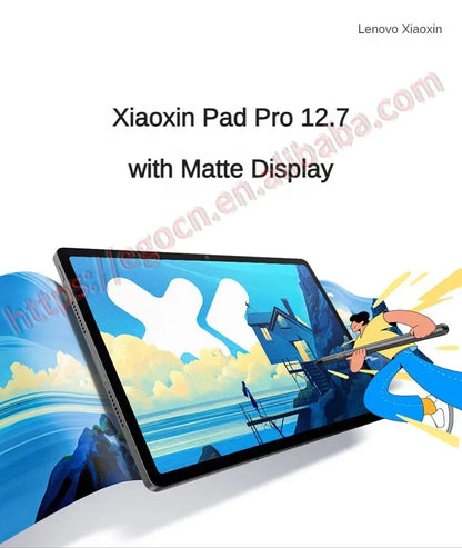 Matte Display Lenovo Xiaoxin Pad Pro 2025 12.7 Inch Matte Comfortable Visual Screen Eye protection Dimensity 8300 Android Tablet