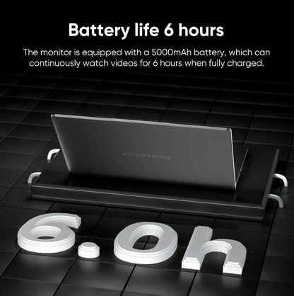Dopesplay 14.1 inch Portable Lapdock Monitors with Keyboard For Samsung Steam DeX HDR 1200P IPS Laptop External Screen Extender