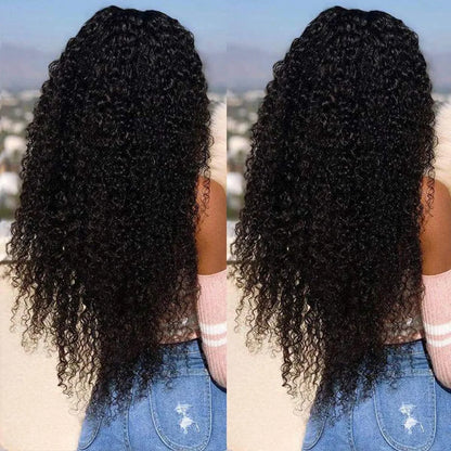 Geeta Curly Drawstring Wigs 13x6 Kinky Curly Lace Front Wig 13x4 Human Hair Lace Frontal Wigs Human hair for Women 4x4 5x5 Wig