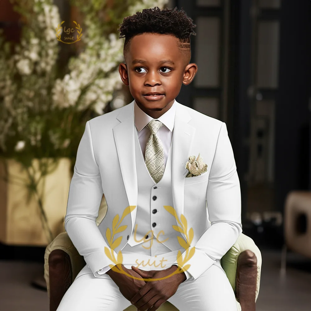 Boys single button suit 2 piece suit for children aged 3 to 16 years old for wedding party banquet formal occasion custom suit