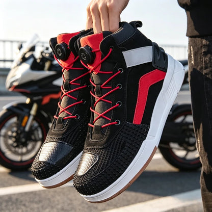 JG WOLVES Motorcycle Boots 2027 New Men Women Motorbike Riding Shoes Breathable Biker Boots Motorboats Motorcycle Shoes Bota