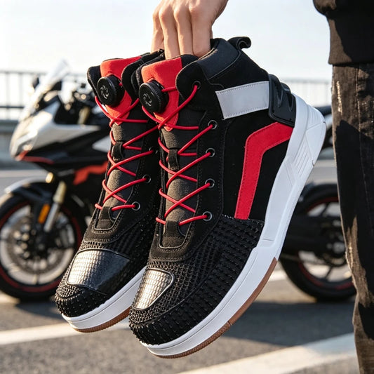 JG WOLVES Motorcycle Boots 2027 New Men Women Motorbike Riding Shoes Breathable Biker Boots Motorboats Motorcycle Shoes Bota