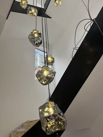 Modern Stair chandelier Pendant lights indoor lighting Ceiling lamp hanging light led Chandeliers for living room indoor lightin