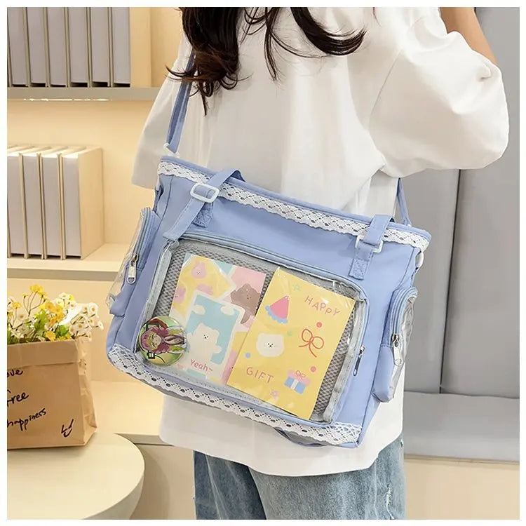 Ballet Girl Large Appetite Itabag Japanese Two-Dimension Single Shoulder Crossbody Bag Gift For Friends Women'S Handbag