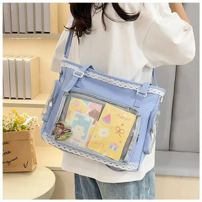 Ballet Girl Large Appetite Itabag Japanese Two-Dimension Single Shoulder Crossbody Bag Gift For Friends Women'S Handbag