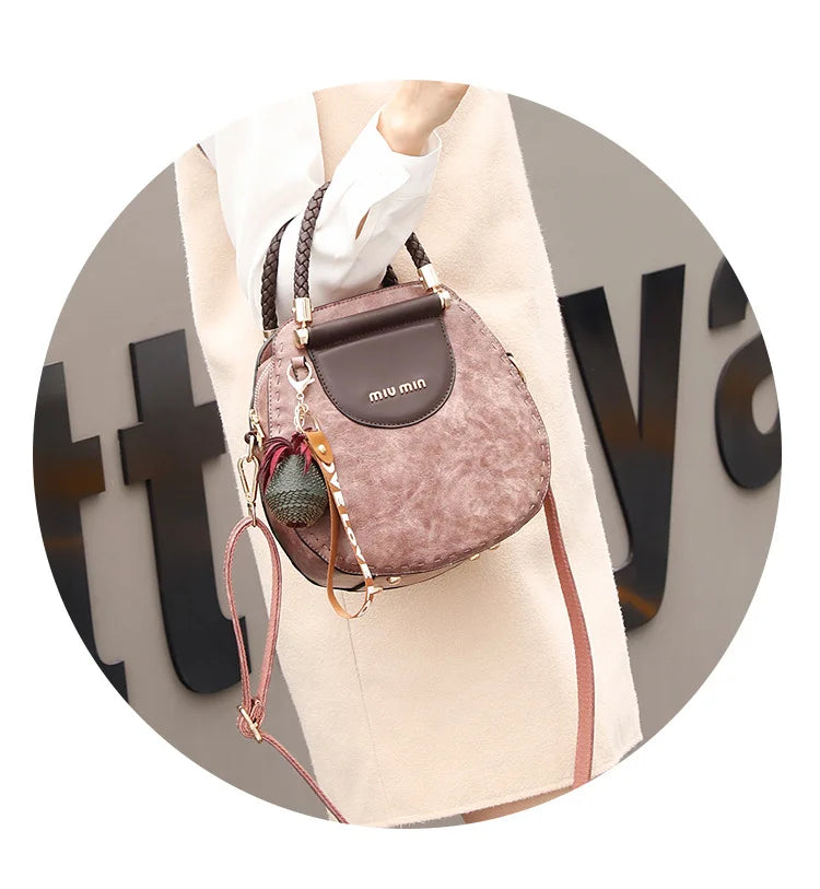 Vintage Women's Bag Luxury Designer Boston Style Women Shoulder Bag High Quality Fashion Crossbody Bags Female Handbags