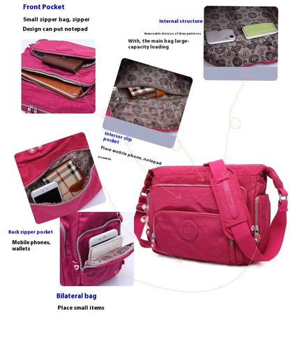 TEGAOTE Messenger Bags Women Crossbody Shoulder Bag Lady Bolsa Feminina Mujer Large Solid Beach Travel Bag Female Zipper 2024