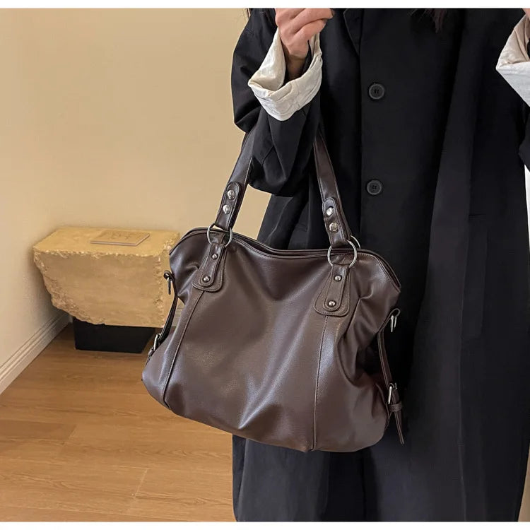 Female Hobo Handbag Large Capacity Shoulder Bags Big Stylsih Tote Bag Ladies Soft Leather Hobos Messenger Bags Women Сумочки