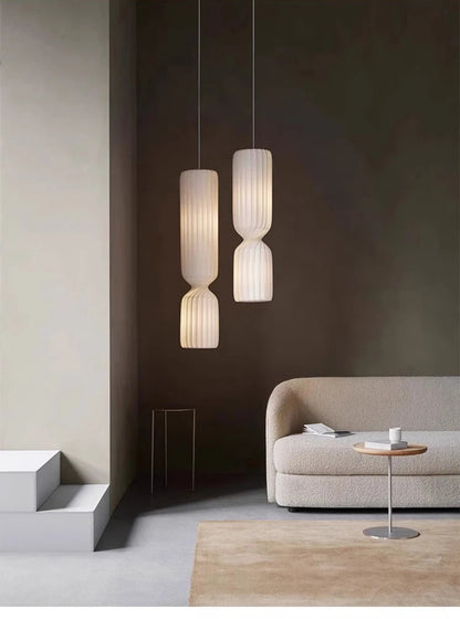 Nordic Fabric Creative Ceiling Hanging Lamps Living Room Chandelier Home Decoration Bedroom LED Pendant Lights Bedside Light