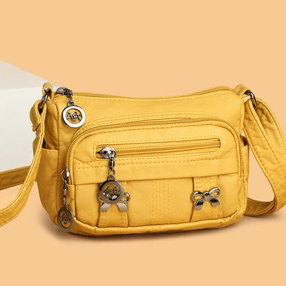 Women Bag High Quality Woman's Soft PU Leather Shoulder Bags Multi-Layer Classic Crossbody Bag Luxury Designer Handbag and Purse
