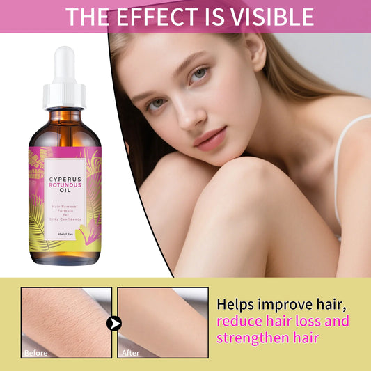 1-20 Pcs Natural Hair Growth Inhibitor Oil - Long-Lasting Reduction with Jojoba & Almond Oil for Smooth, Silky Skin.