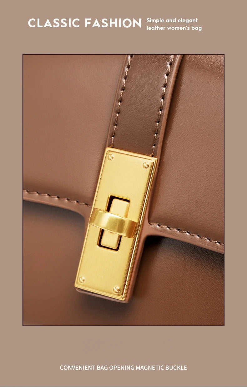 YANATARI Underarm Cowhide Genuine Leather Handbags Women Vintage Shoulder Bag Female Crossbody Bags Luxury High Quality 2025