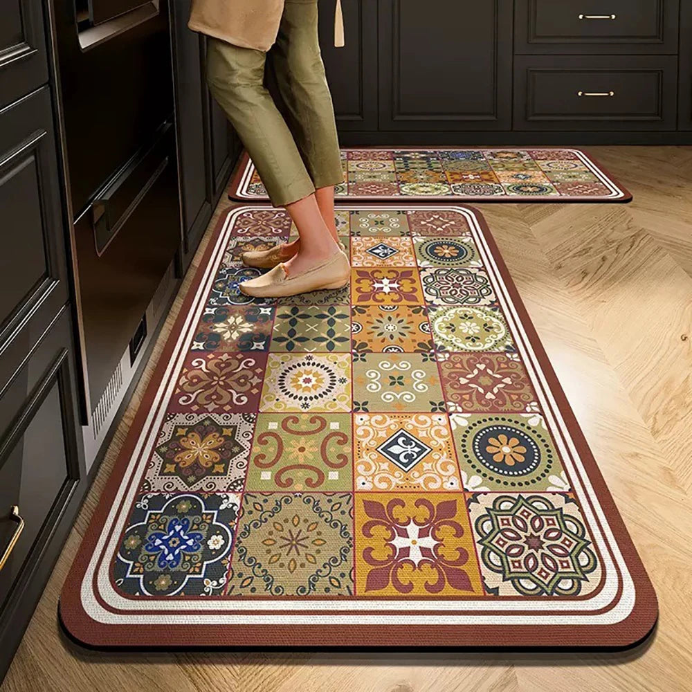 VIKAMA Kitchen Floor Mat Living Room And Bedroom Entrance Door Mat Home Decoration Laundry Room Corridor Long Small Carpet