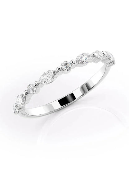 925 Sterling Silver Simplicity Classic Zircon Bead Ring For Women Engagement Wedding Luxury Fashion High Quality Fine Jewelry