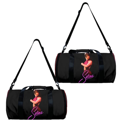Popular Selena Quintanilla 3D Printed Large Capacity Travel Bags Barrel Shape Crossbody Bag Outdoor Sports Bags Gym Yoga Bag