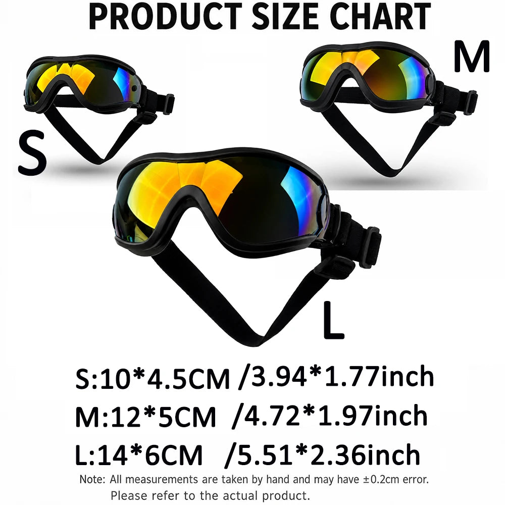1pc UV Protective Goggles for Dogs Cat Sunglasses Cool Protection Eyewear for Small Medium Dogs Outdoor Riding Pets Accessorie
