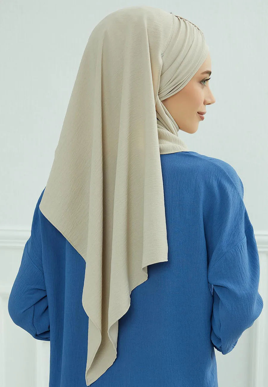 Large Plain Muslim Hat Inner Hijab Caps Ramadan Headwraps Pre-design