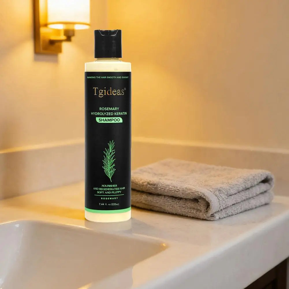 Rosemary Hair Growth Shampoo Organic Rosemary Oil Deeply Nourish Hair Follicles Promote Scalp Blood Circulation Reduce Hair Loss