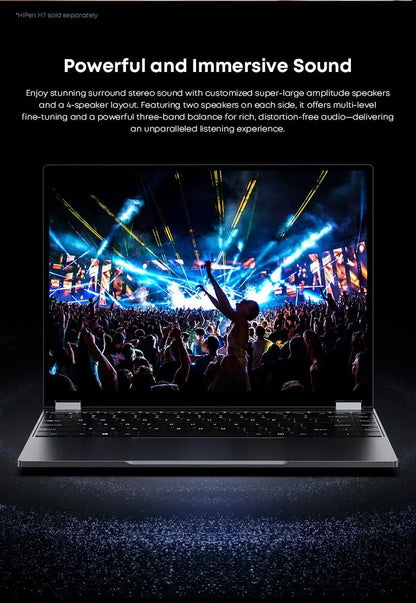 CHUWI FreeBook 2-in-1 Touch Screen Laptop 13.4'' Intel N150 16GB LPDDR5 RAM 512GB SSD FHD 2520x1680 WiFi6 BT5.2 Windows 11