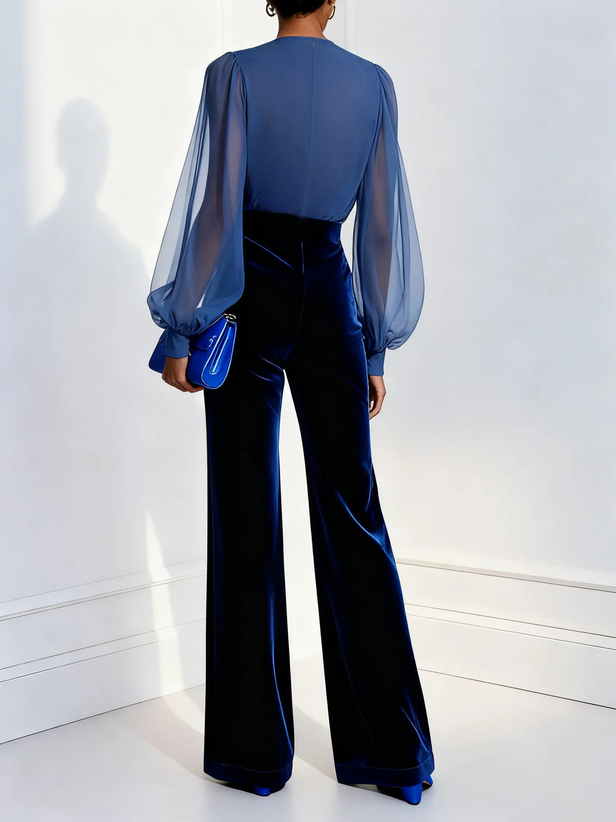 MsChuh Jumpsuits For Woman Bodysuits Jumpsuit Dignified Simple Style Elegant Temperament Commuting Slim Long Sleeves Fashionable