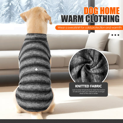Windproof Plush with Sport Vest Dog Clothes,Pet Keep Warm Jacket No Pull No Choke Design for Small Medium Large Dogs