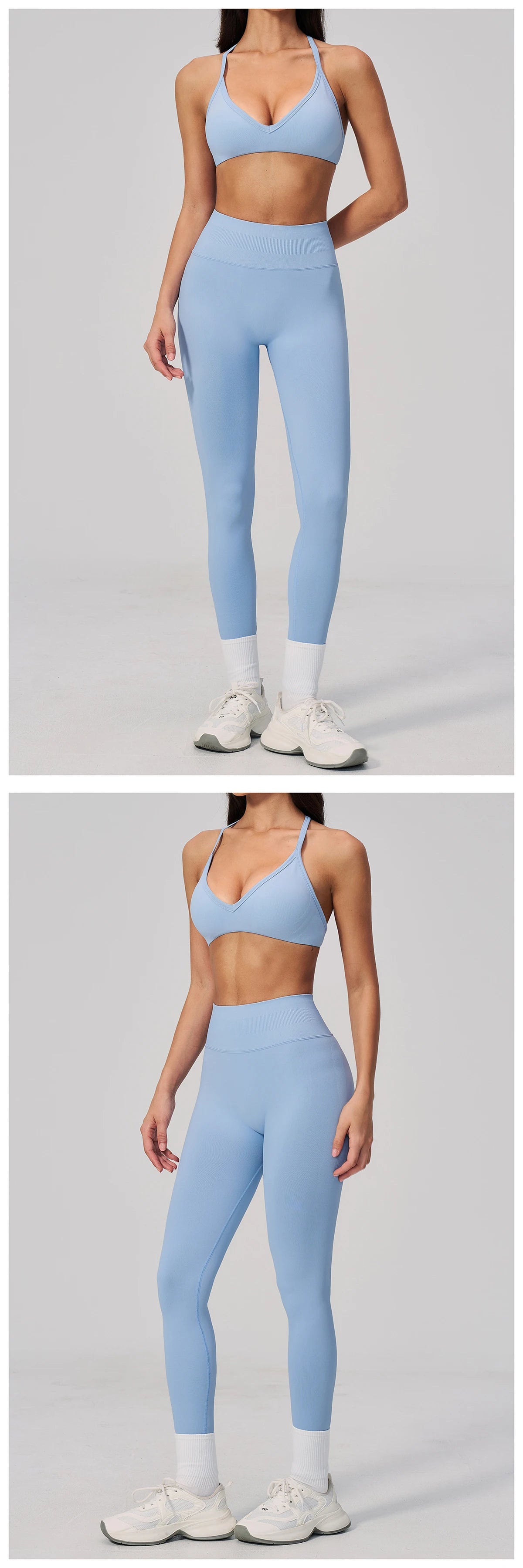 Fitness Suit 2PCS Women's Tracksuit Yoga Set Sports Outfits Gym Clothes Running Push Up Sportswear Female Workout Yoga Clothes