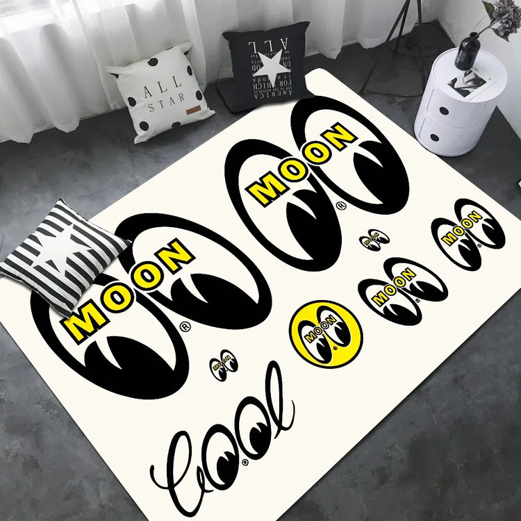 Mooneyes Door Mat Washable Non-Slip Living Room Sofa Chairs Area Mat Kitchen Welcome Doormat