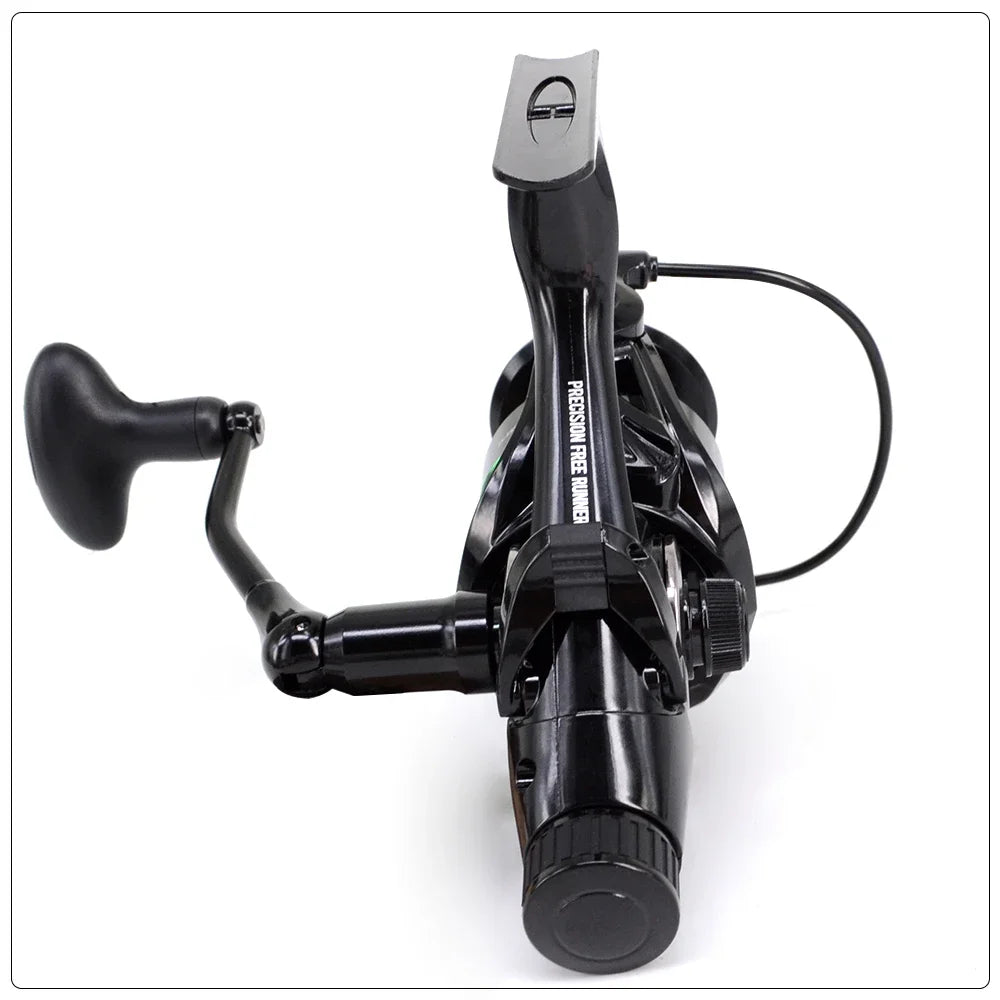 Hirisi Carp Fishing Spinning Reel 15-20KG Max Drag 5.2:1 Gear Ratio Metal Spool Waterproof Smooth Heavy Duty HD4000