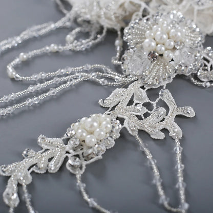 Bridal Jewelry Diamond Shoulder Chain Crystal Necklace Bolero Bridal Covered Body Chain Wedding Accessories Women Shrugs SG10