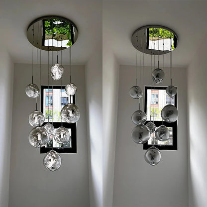 Nordic LED Lava Ceiling Pendant Lamp Glass Pendant Lights Modern Lighting Living Room Indoor Decor Home Fixtures Kitchen Hanging