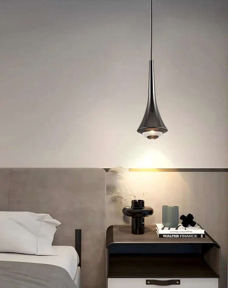 MARPOU Pendant Light 6W 3 Color Lights Adjustable Height LED Chandelier Modern Italian Design Simple Bedside Hanging Line Light