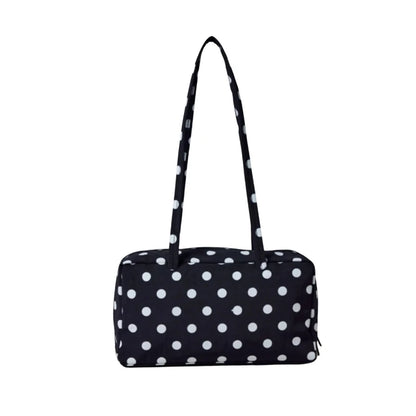 Brand Nylon Bowling Tote Bag Women Luxury Large Capacity Simple Versatile Shoulder Purse Ultralight Zipper Commuting Travel Bag