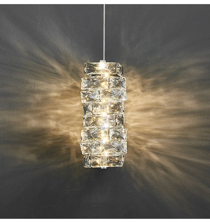 Luxury K9 Crystal Chandelier Dimmable Ceiling LED Pendant Lights Home Living Room Bedroom Indoor Atmosphere Decorative Lighting
