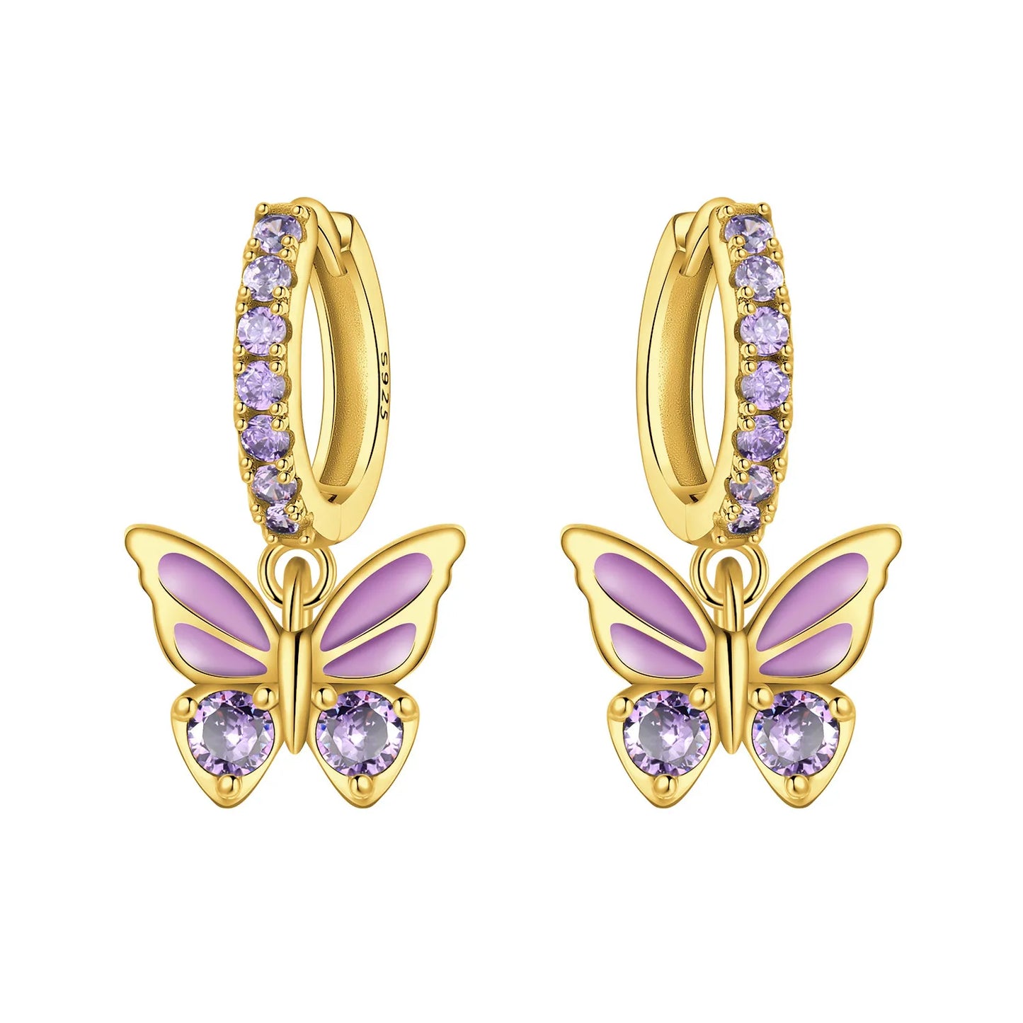 Original 925 Sterling Silver Heart Vintage Luxury Earrings Fashion 18K Gold Hoop Earrings for Women Piercing Jewelry Aretes 2026