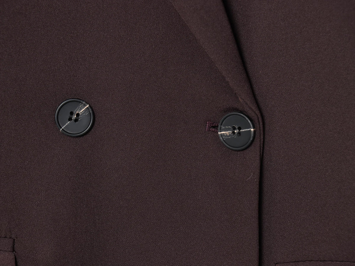 KONDALA Elegant Commute Double-breasted Blazer Women Vintage Brown Buttons Blazer 2026 Spring Summer Trendy Office Lady Blazer